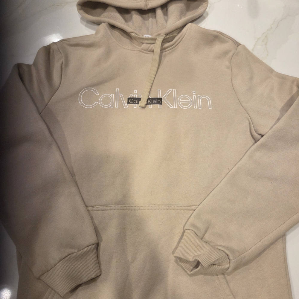 Calvin Klein Men's Beige Hoodie